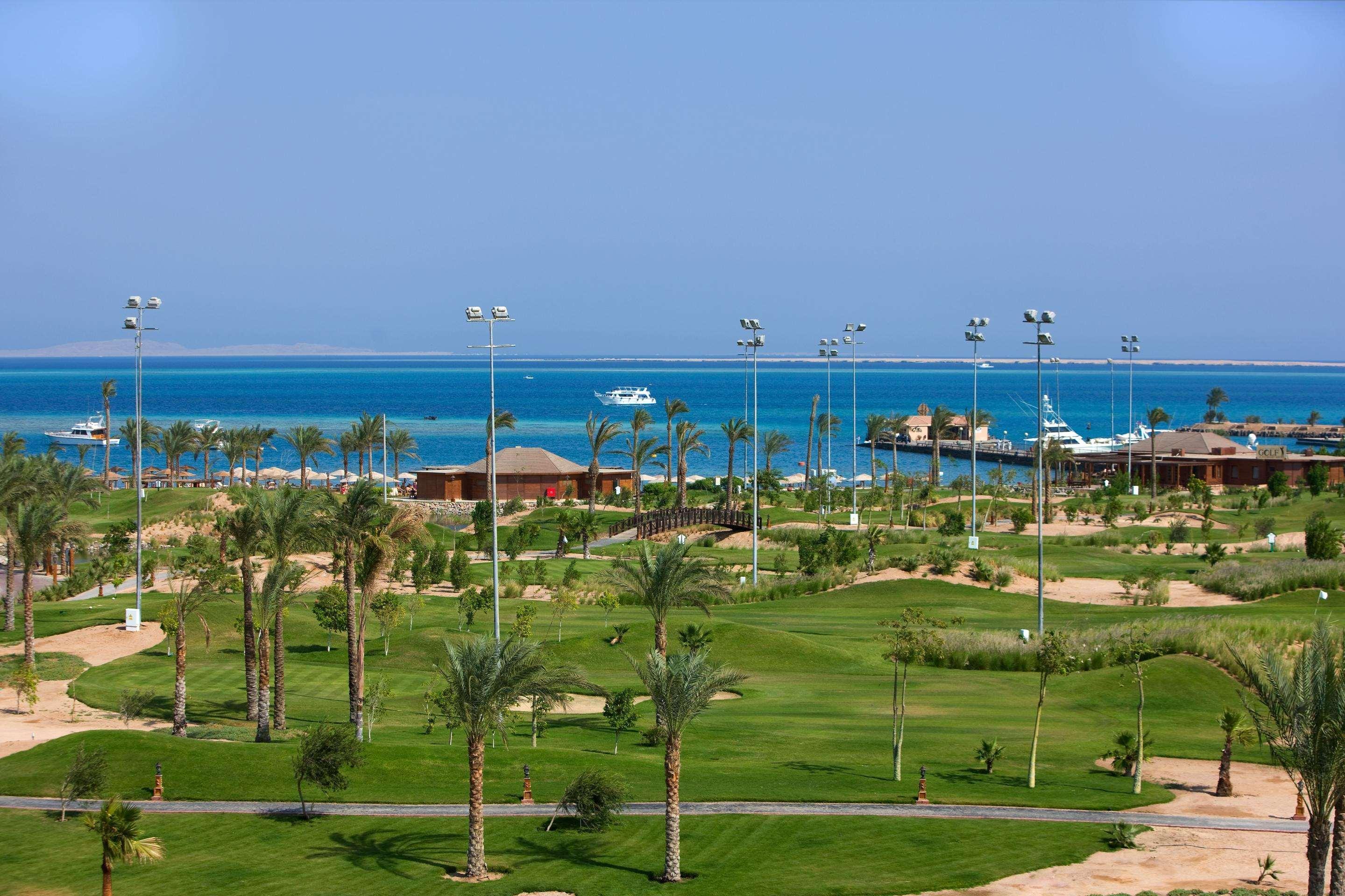 Steigenberger Aldau Beach Hotel Hurghada Esterno foto View of the Red Sea from the resort
